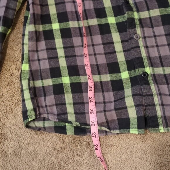 Union Bay Mens Medium Flannel Shirt 100% Cotton Workgear Camping Fall Winter - Picture 2 of 5